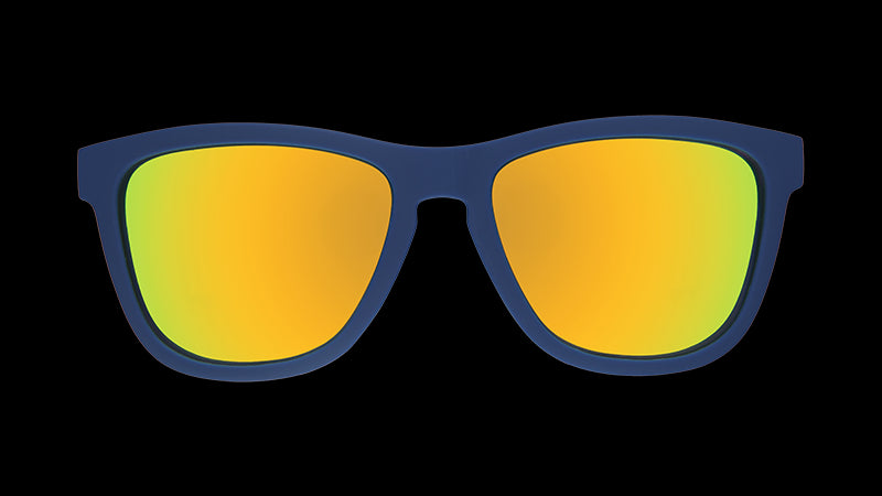 Denali | Blue with snowy mountain print frames | National Parks Foundation charity sunglasses | goodr OG sunglasses