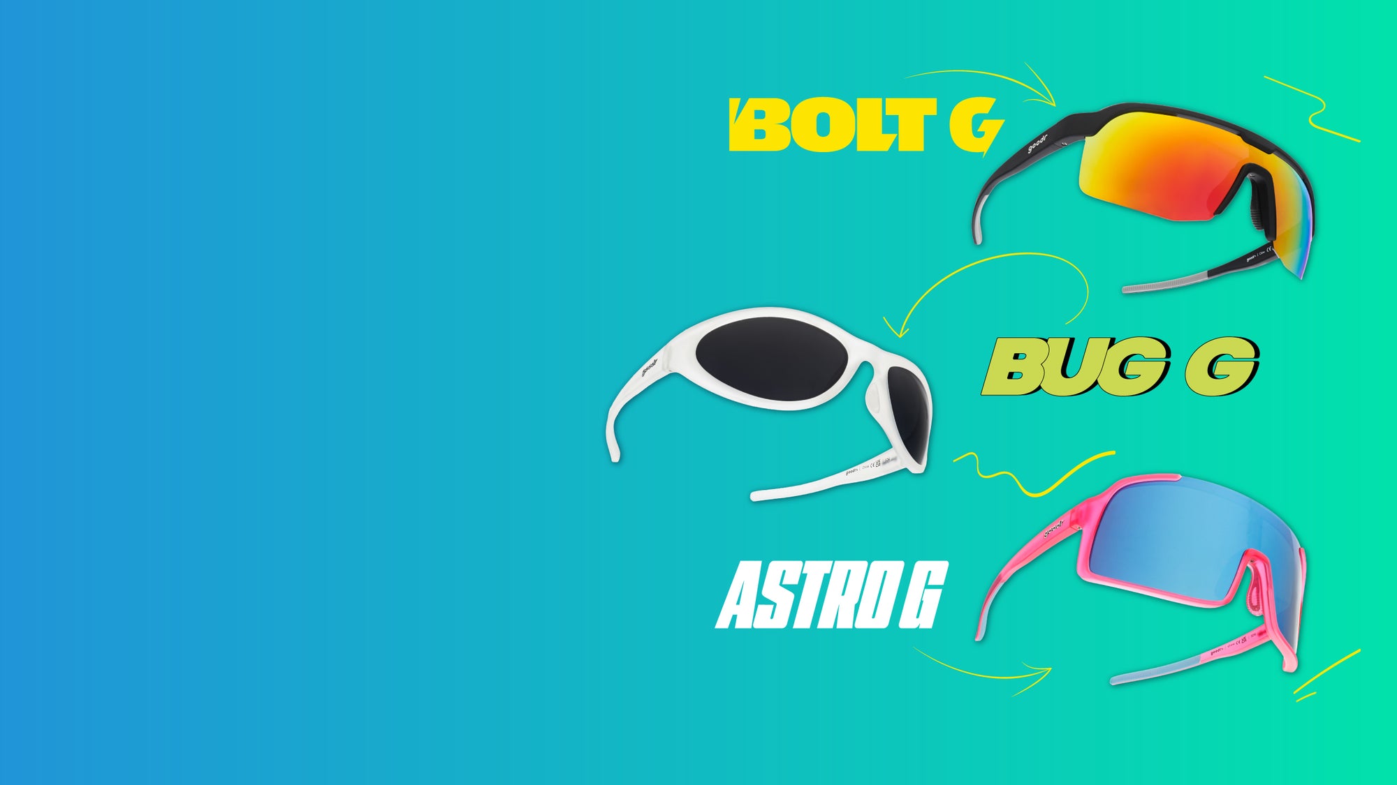 Bolt G, Bug G, & Astro G