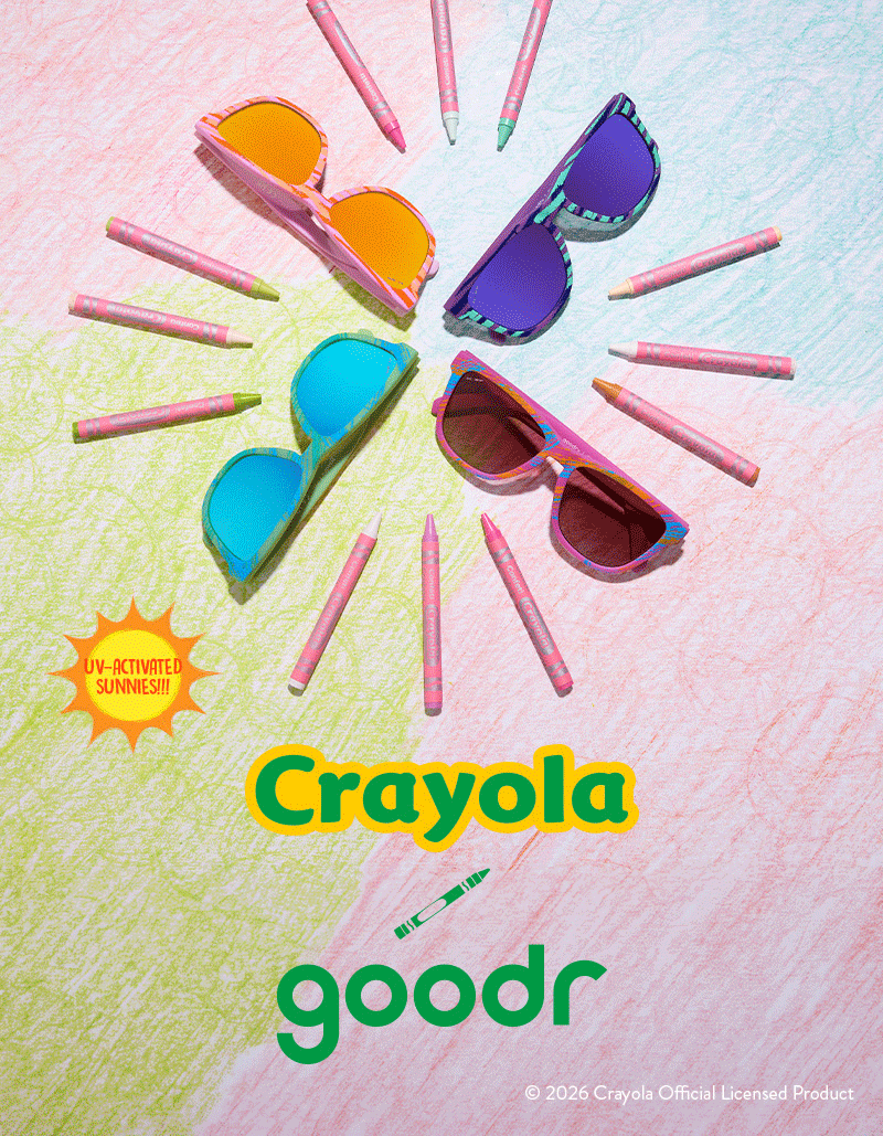 goodr x Crayola Confetti Colors