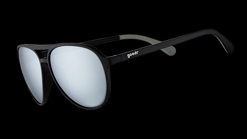 Black and Silver Sunglasses, Add the Chrome Package