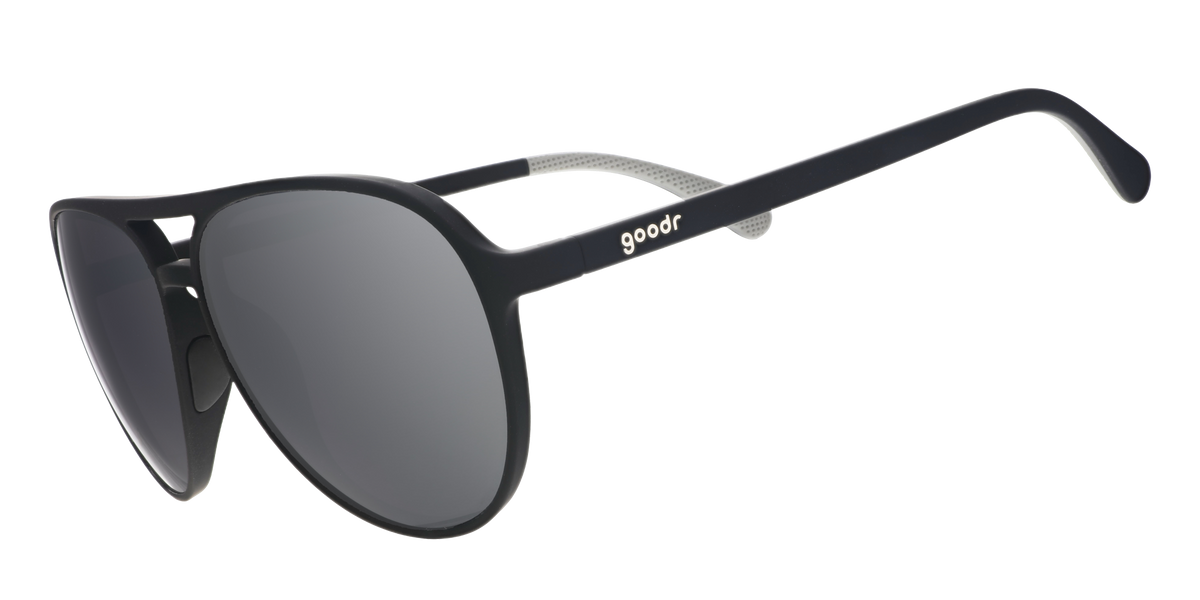Black and Silver Sunglasses | Add the Chrome Package | goodr