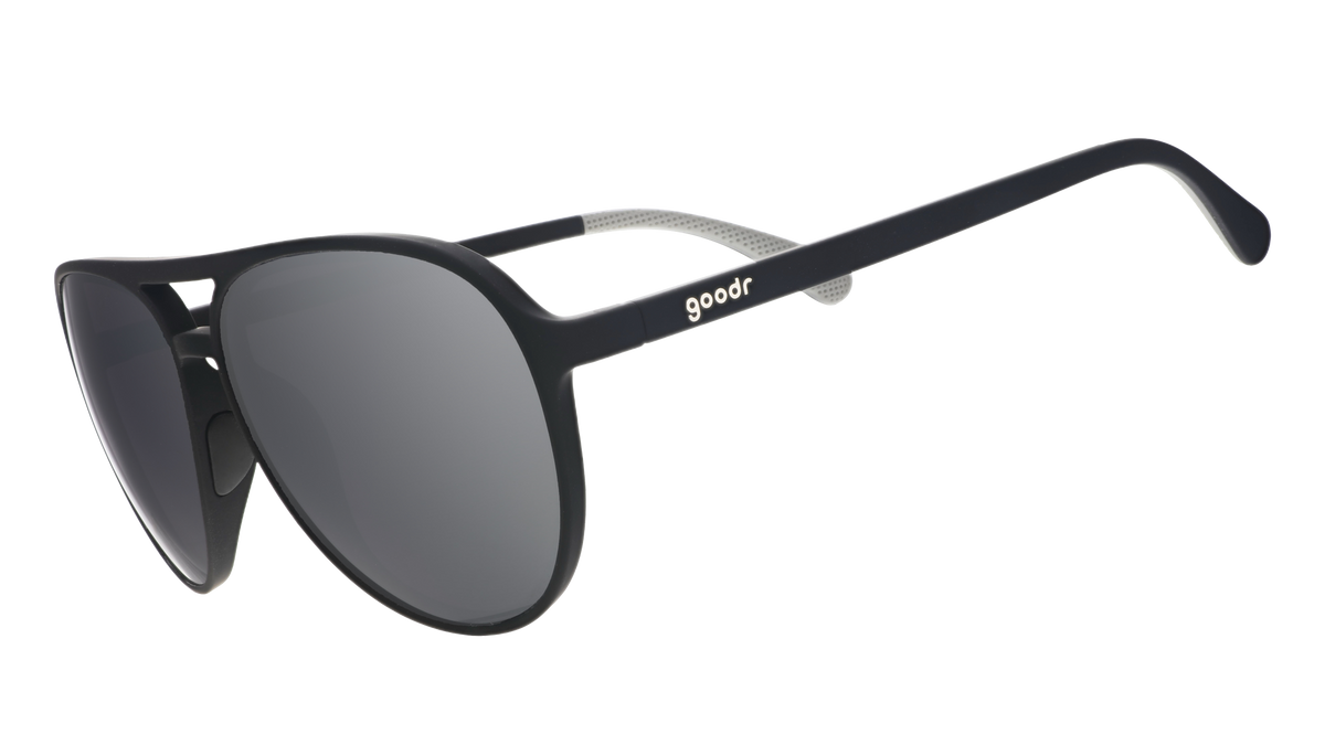 Black and Silver Sunglasses | Add the Chrome Package | goodr  display picture 2