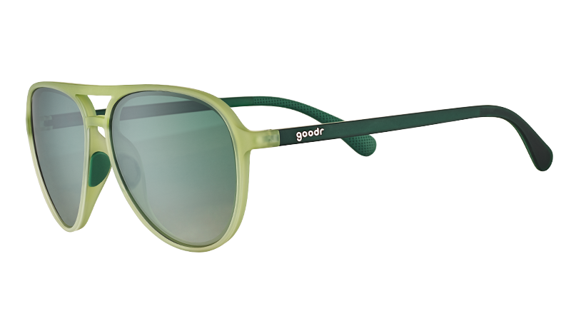 Aviator Sun Glasses Normal Size - Green Color