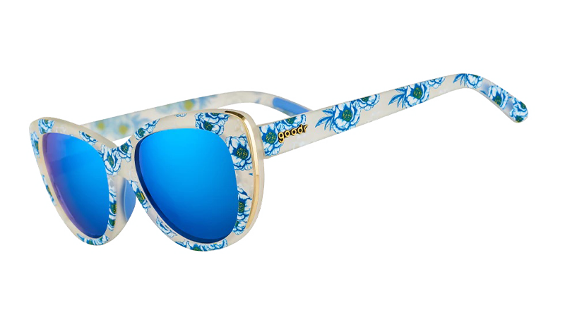 Blue Cat Eye Sunglasses Freshly Picked Cerulean goodr goodr