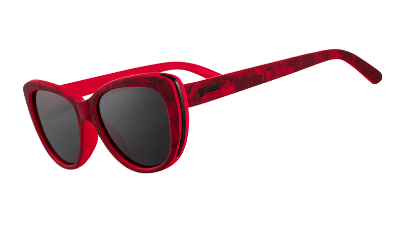 Checker Classic Red-Frame Sunglasses for Men & Women - CHIEFTAIN®