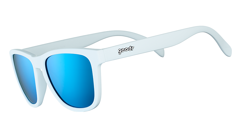 White and Blue Yeti Sunglasses | Iced By Yetis | goodr — goodr sunglasses