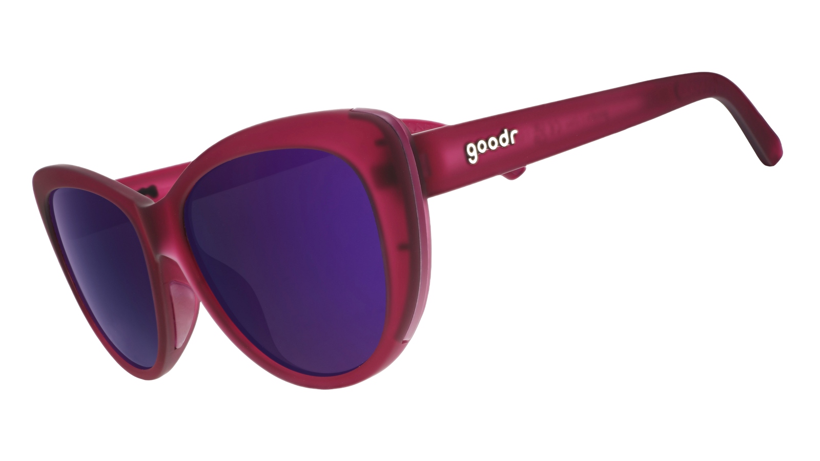 Translucent Purple Sunglasses Midnight Merlot Glow goodr