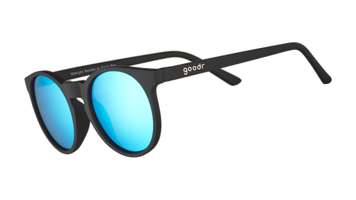 Rocky II | Fashion Sunglasses for Kids with 100% UV Protective Lenses Cyan Blue w/ Mirror