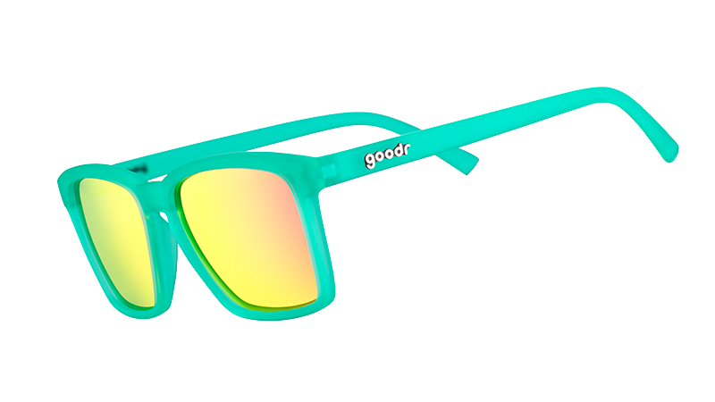 Small Teal Sunglasses | Short With Benefits | goodr — goodr sunglasses