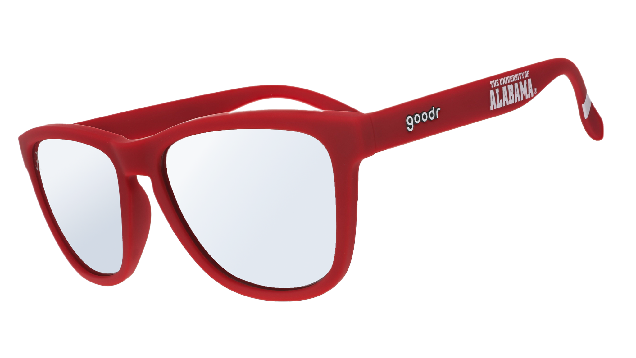 The University of Alabama red goodr sunglasses