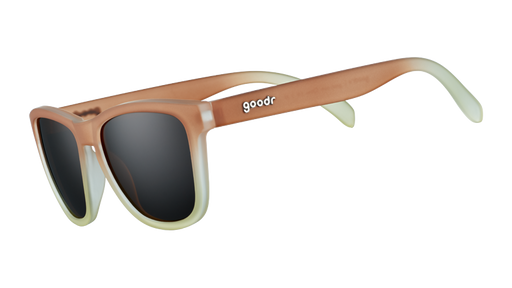 Brown Gradient Sunglasses for Golf, Three Parts Tee