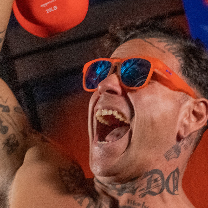 The Orange Crush Rush BEAST goodr Polarized Sunglasses — goodr sunglasses
