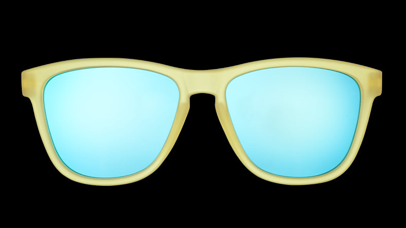 Goodr OG Running Sunglasses - Yellow - Blue - O/S