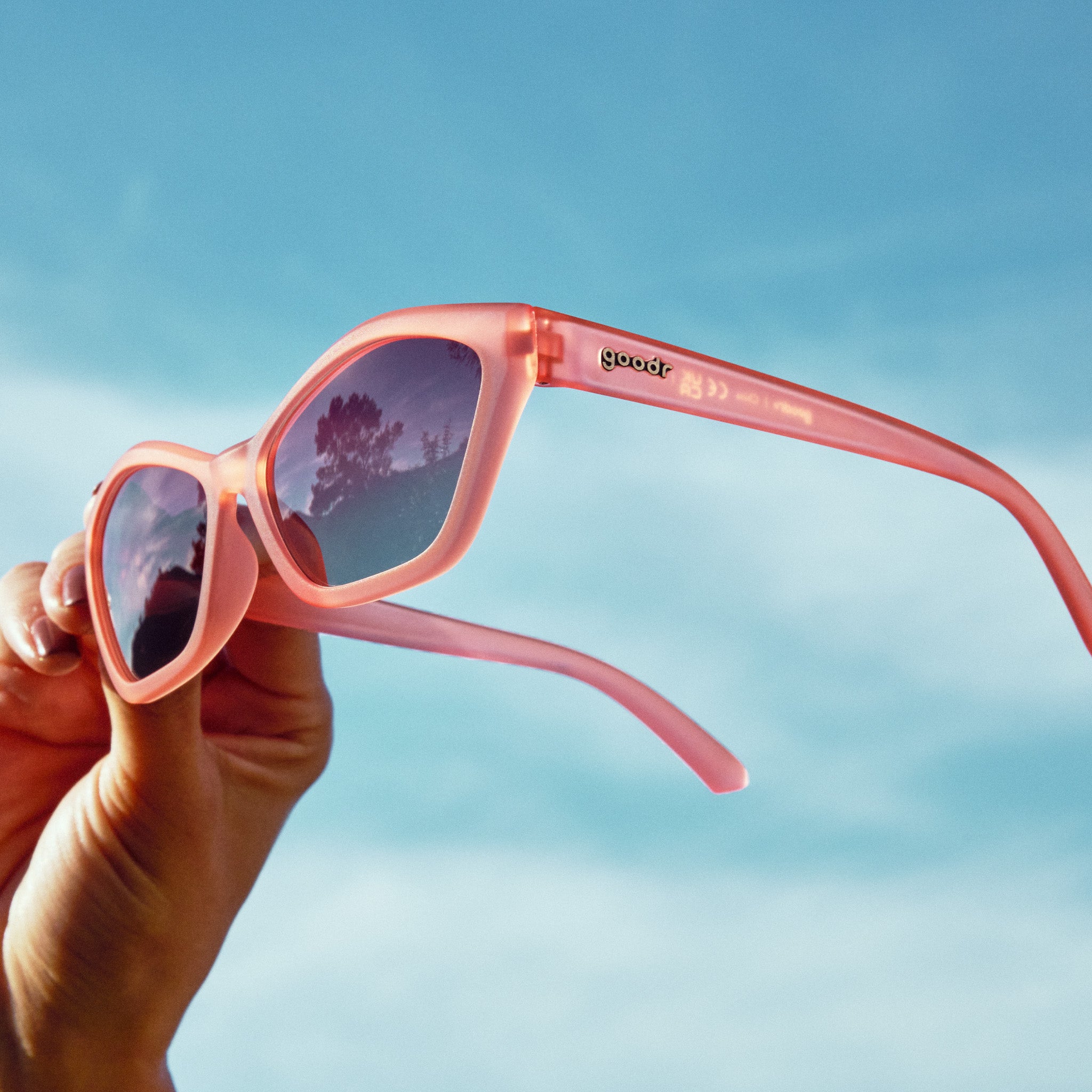 Apricot Cat-Eye Sunglasses | Fired Earth Frequencies | goodr