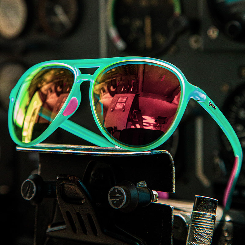 Teal Aviator Sunglasses | Hawkers' Ray Blockers | goodr — goodr sunglasses