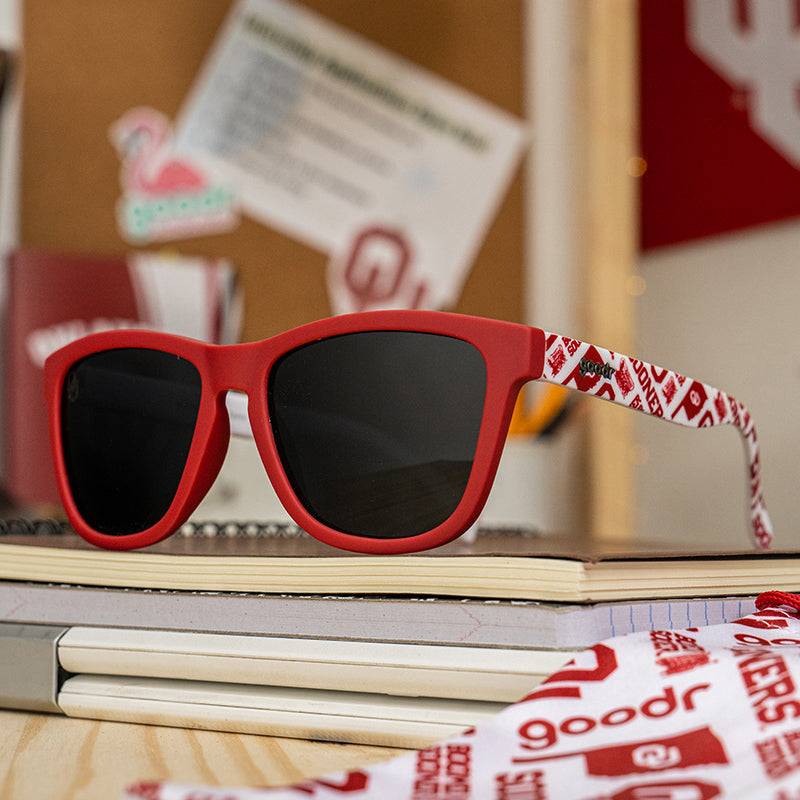 Goodr Red Sunglasses | Boomer Sooner Specs
