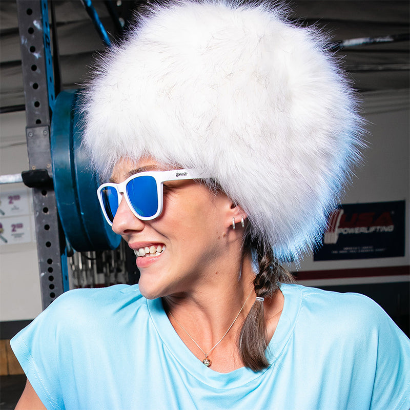 White and Blue Yeti Sunglasses | Iced By Yetis | goodr — goodr 