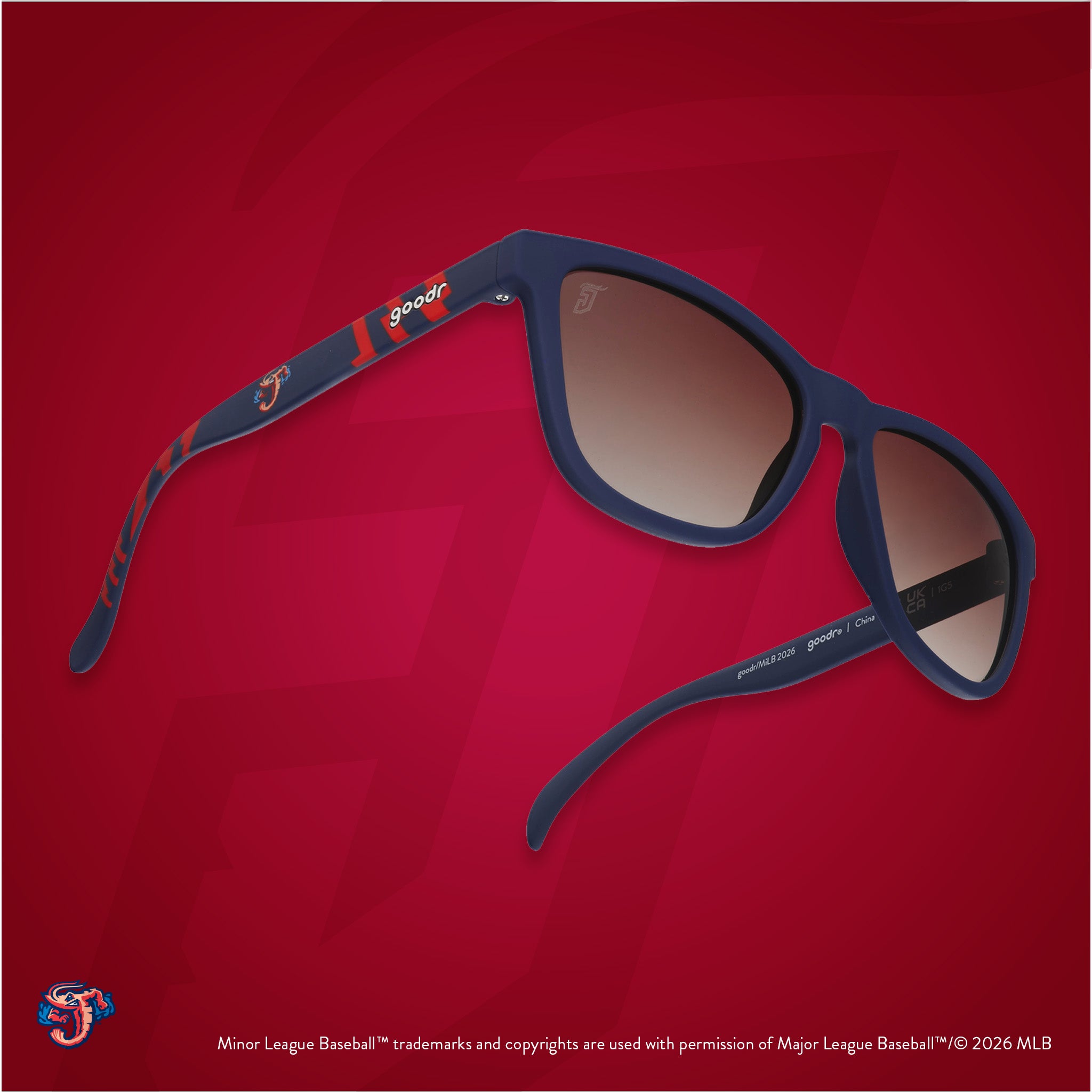 Jacksonville Jumbo Shrimp™ Sunglasses | Jumbo Shrimp Jam | goodr
