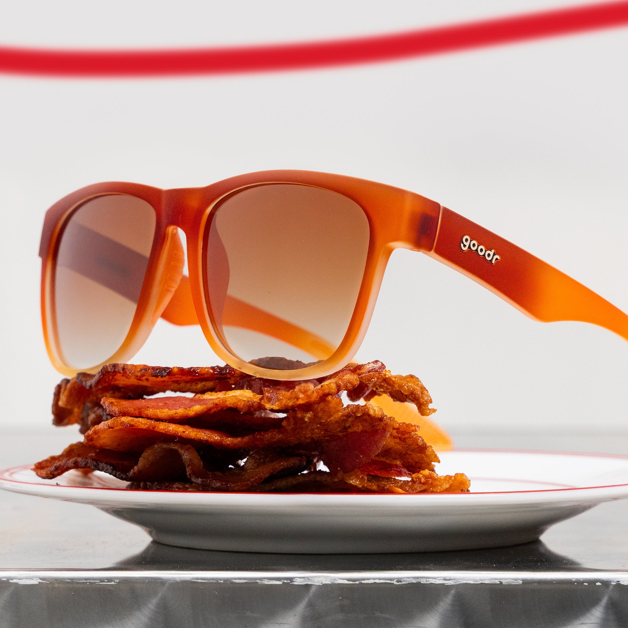 Wake Bacon goodr goodr sunglasses