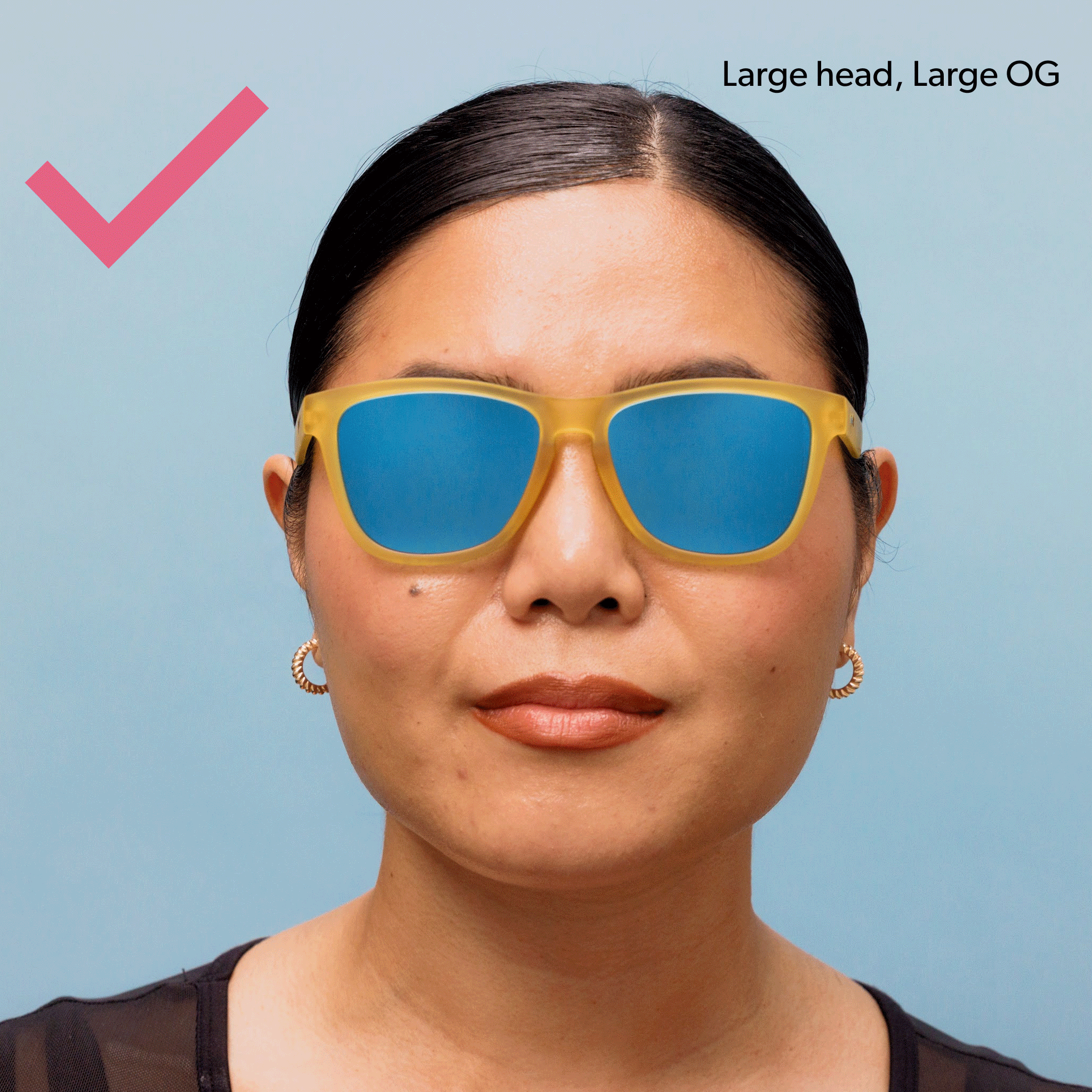 Small Head, Medium Head, Large Head gif.