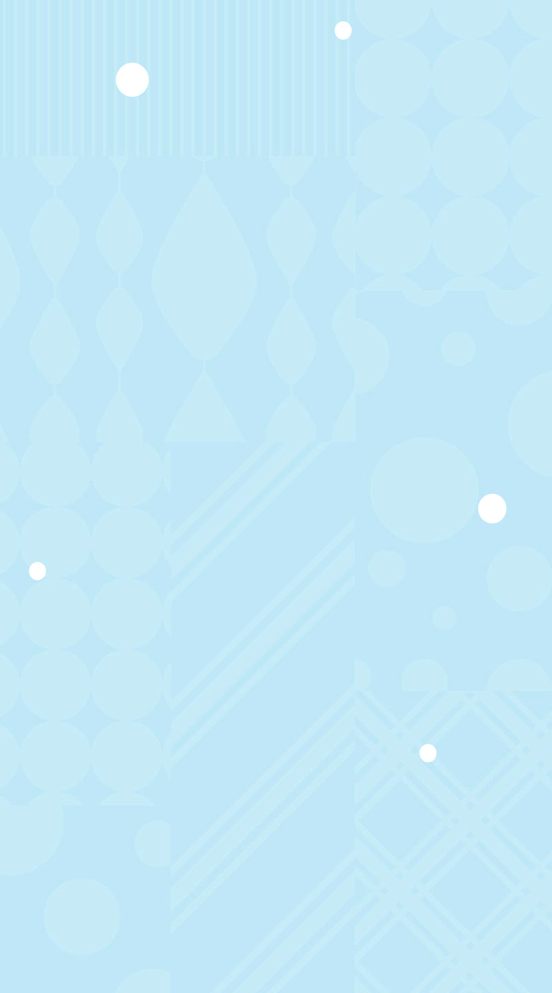 Light blue background with small white dots